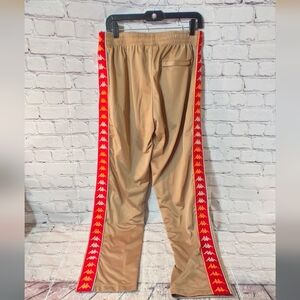 Kappa Banda Tape 222 Brown Track Pants XL Slim NWT